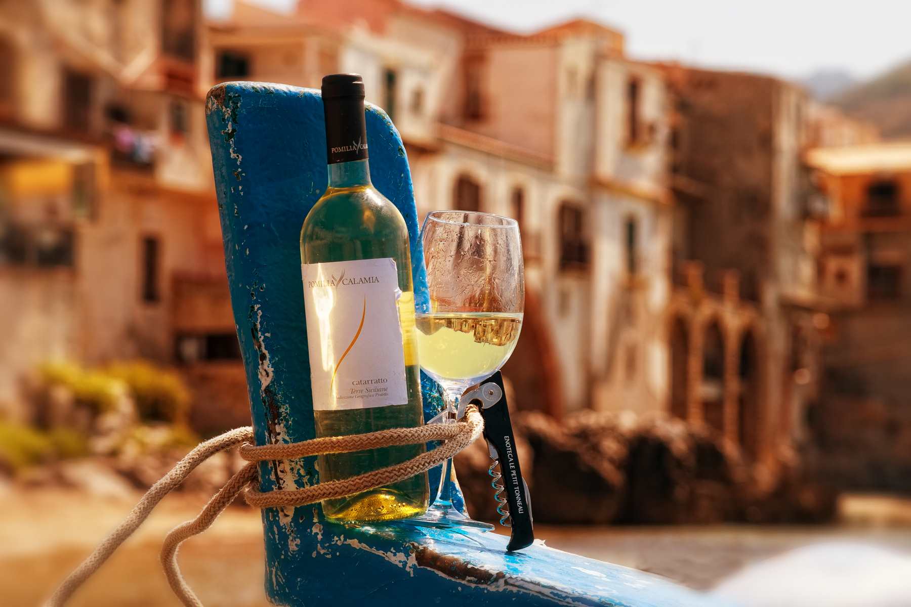 vino bianco al molo