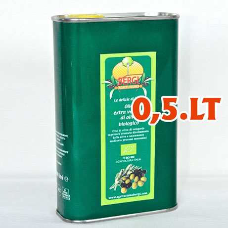 Olio extravergine d'oliva 0.5 litri (Bergi)